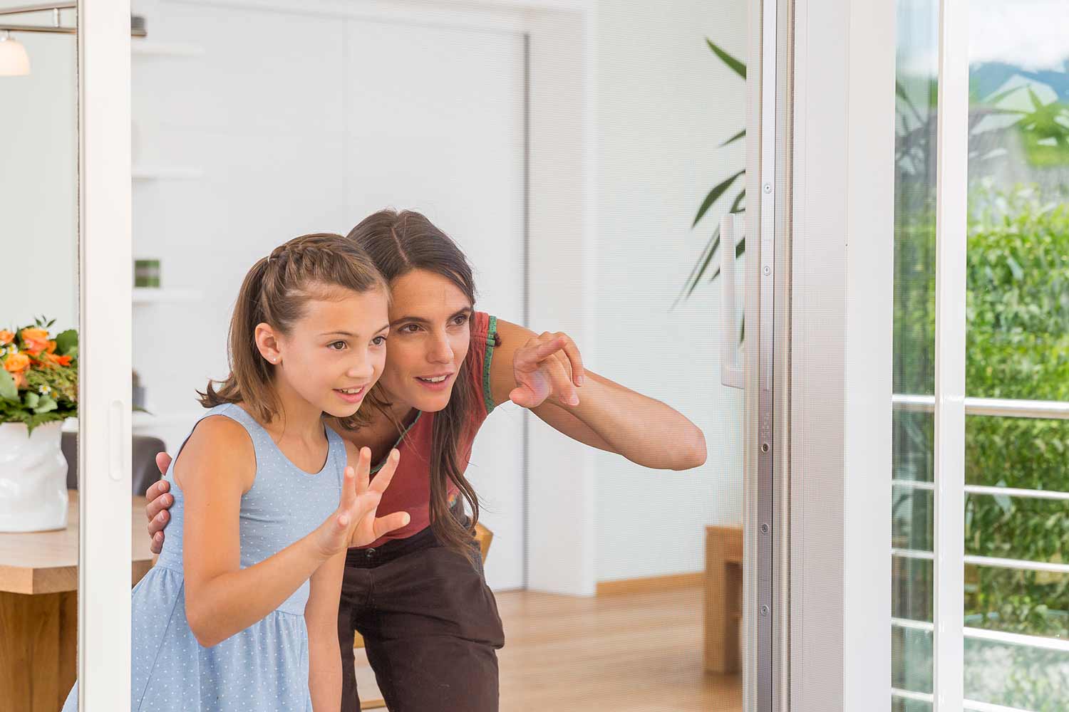 Unauffälliger Insektenschutz von Fensterbau Mittermaier<br />
